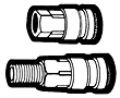 Solid Brass Couplers Tru-Flate